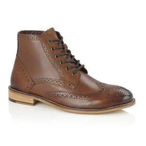 London Brogue Gatsby Boot Chestnut Men's Boots