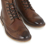 London Brogue Gatsby Boot Chestnut Men's Boots