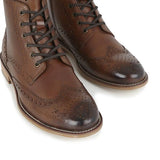 London Brogue Gatsby Boot Chestnut Men's Boots