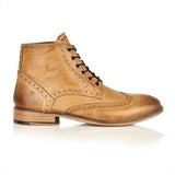 London Brogue Gatsby Tan Men's Boots