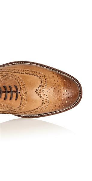 London Brogue Gatsby Brogue Tan Men's Shoe
