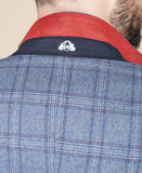 Marc Darcy Abbott - Blue Tweed Check Blazer