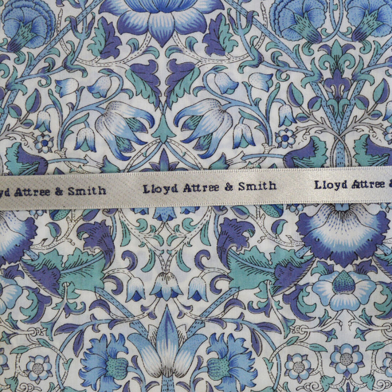 Liberty Fabric Blue Pocket Square