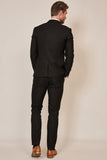 Marc Darcy Max Black Three Piece Suit