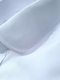 Barucci Men’s Penny Round Collar White Double Cuff Shirt - Shirts