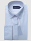 Barucci Men's White Double Cuff Slim Fit Formal Shirt