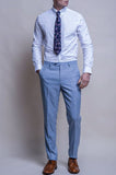 Cavani Miami Sky Blue Three Piece Suit