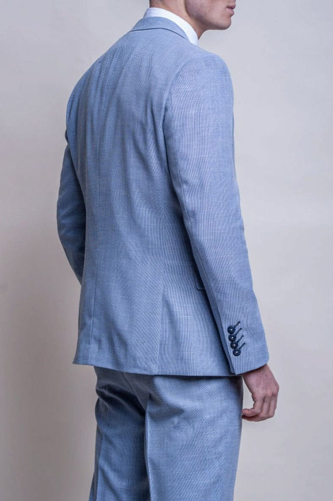 Cavani Miami Sky Blue Three Piece Suit