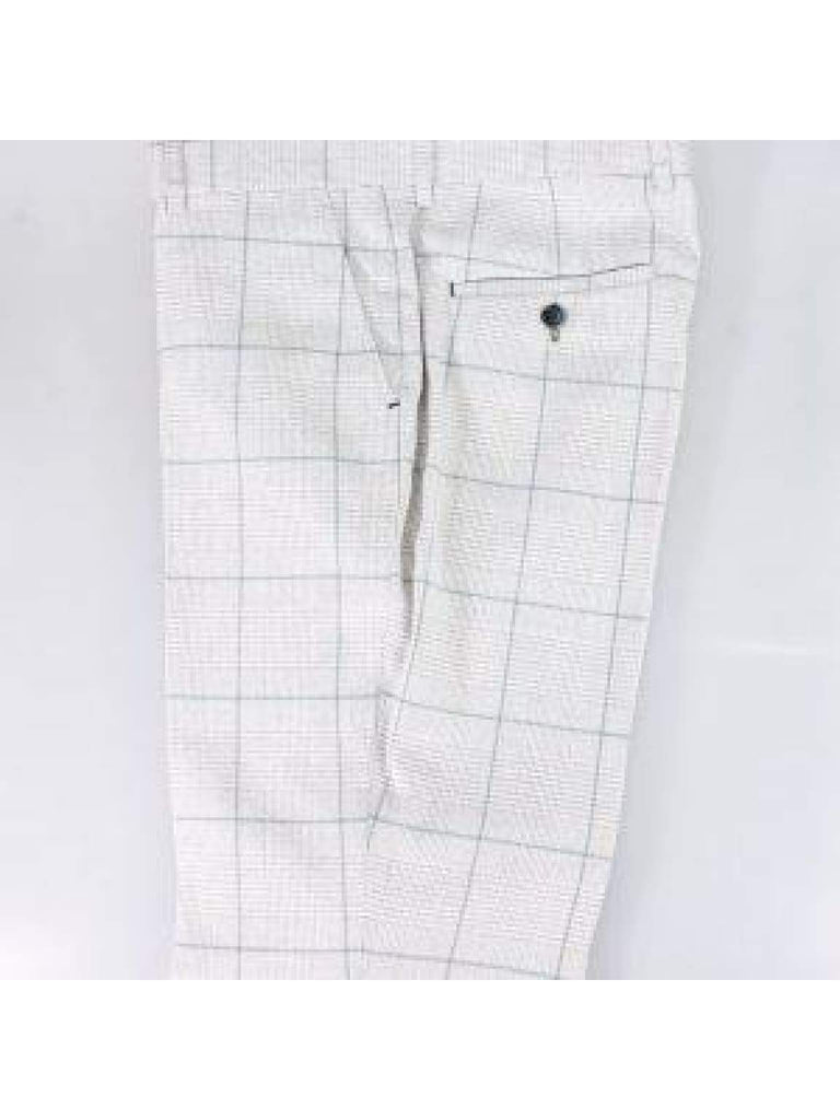 Cavani Radika 3 Piece Light Grey Check Tweed Suit - Suit & Tailoring