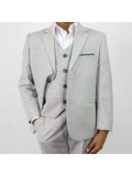 Cavani Veneto Boys Three Piece Light Grey Slim Fit Suit - Suit & Tailoring