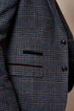 Marc Darcy Luca - Navy Check Tweed Blazer