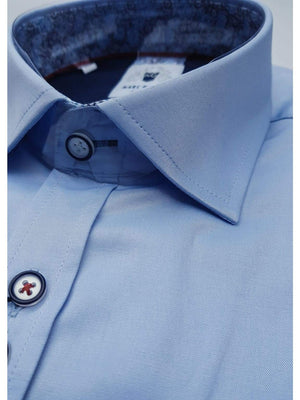 Marc Darcy Alfie Sky Blue Long Sleeve Shirt - S - Shirts