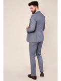 Marc Darcy Danny Grey Three Piece Suit With Single Breasted Waistcoat - Suit & Tailoring
