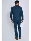 Marc Darcy Dion Blue Tweed Two Piece Suit - Suit & Tailoring