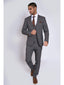 Marc Darcy Jenson Grey Check Suit With Double Breasted Waistcoat