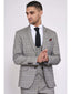 Marc Darcy Ross Grey Check Three Piece Suit