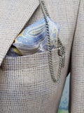 Cavani Caridi Mens Wedding 3 Piece Slim Fit Suit Cream - menswearr.com