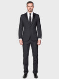 Menswearr Essentials Black Slim Fit Two Piece Premier Dinner Suit - Suit & Tailoring