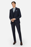 Ted Baker - Slim Fit Navy Panama Trousers