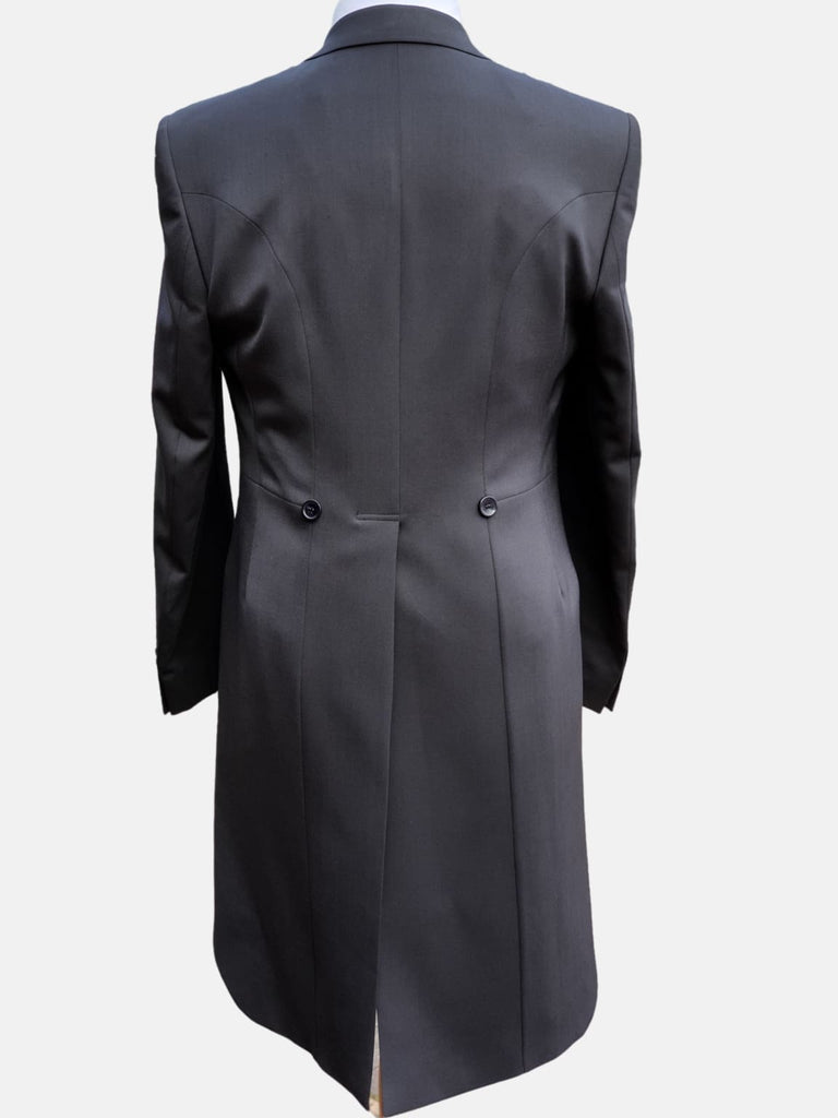 Torre Black Slim Fit Three Piece Morning Suit - Suit & Tailoring