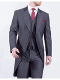 Torre Men’s Charcoal Mohair Tailcoat - 38S - Suit & Tailoring