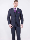 Torre Navy Mohair Suit Jacket - Suit & Tailoring
