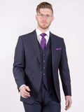 Torre Navy Mohair Suit Jacket - Suit & Tailoring