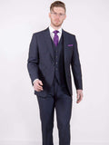 Torre Navy Mohair Suit Jacket - 36S - Suit & Tailoring