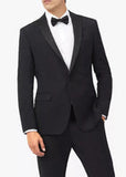 Ted Baker Men's Black Slim Fit Tuxedo Dinner Jacket