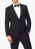 Ted Baker Men’s Black Slim Fit Tuxedo Dinner Suit