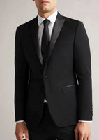 Ted Baker Men's Black Slim Fit Tuxedo Dinner Jacket