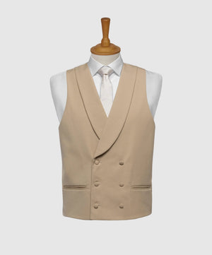 LA Smith Ascot Double-Breasted Fine Wool Formal Waistcoats