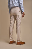 Cavani Caridi Men’s Beige Slim Fit Trouser - Suit & Tailoring