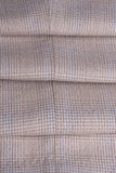 Cavani Caridi Men’s Beige Slim Fit Tweed Check Blazer - Jackets