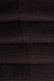 Cavani Caridi Men’s Brown Slim Fit Tweed Check Blazer - Jackets