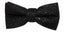 L A Smith Black Sparkly Warm Handle Bow Tie