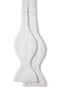 LA Smith Self Tie One Size White Marcella Bow Tie