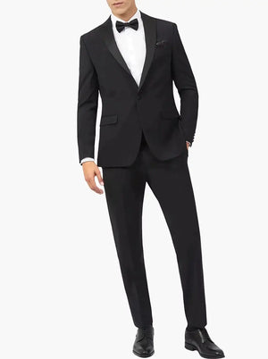 Ted Baker Men’s Black Slim Fit Tuxedo Dinner Suit