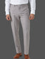 Skopes Jude Stone Beige Herringbone Tweed Tappered Trousers