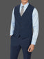 Panama Blue Slim Fit Suit Waistcoat