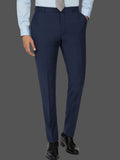 Panama Slim Fit Blue Trousers - 30S - Trousers