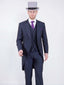 Torre George Navy Mohair 3 Piece Morning Suit