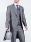 Torre George Silver Grey Mohair 3 Piece Morning Suit