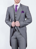 Torre George Silver Grey Mohair Morning Suit - Suit & Tailoring