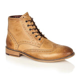 London Brogue Gatsby Tan Men's Boots