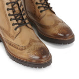 London Brogue Billy Tan Men's Boots