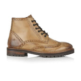 London Brogue Billy Tan Men's Boots