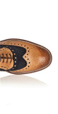 London Brogue Gatsby Brogue Tan/Navy Men's Shoes