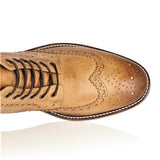 London Brogue Gatsby Tan Men's Boots