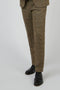 Barucci Louis Men's Tan Slim Fit Tweed Trousers